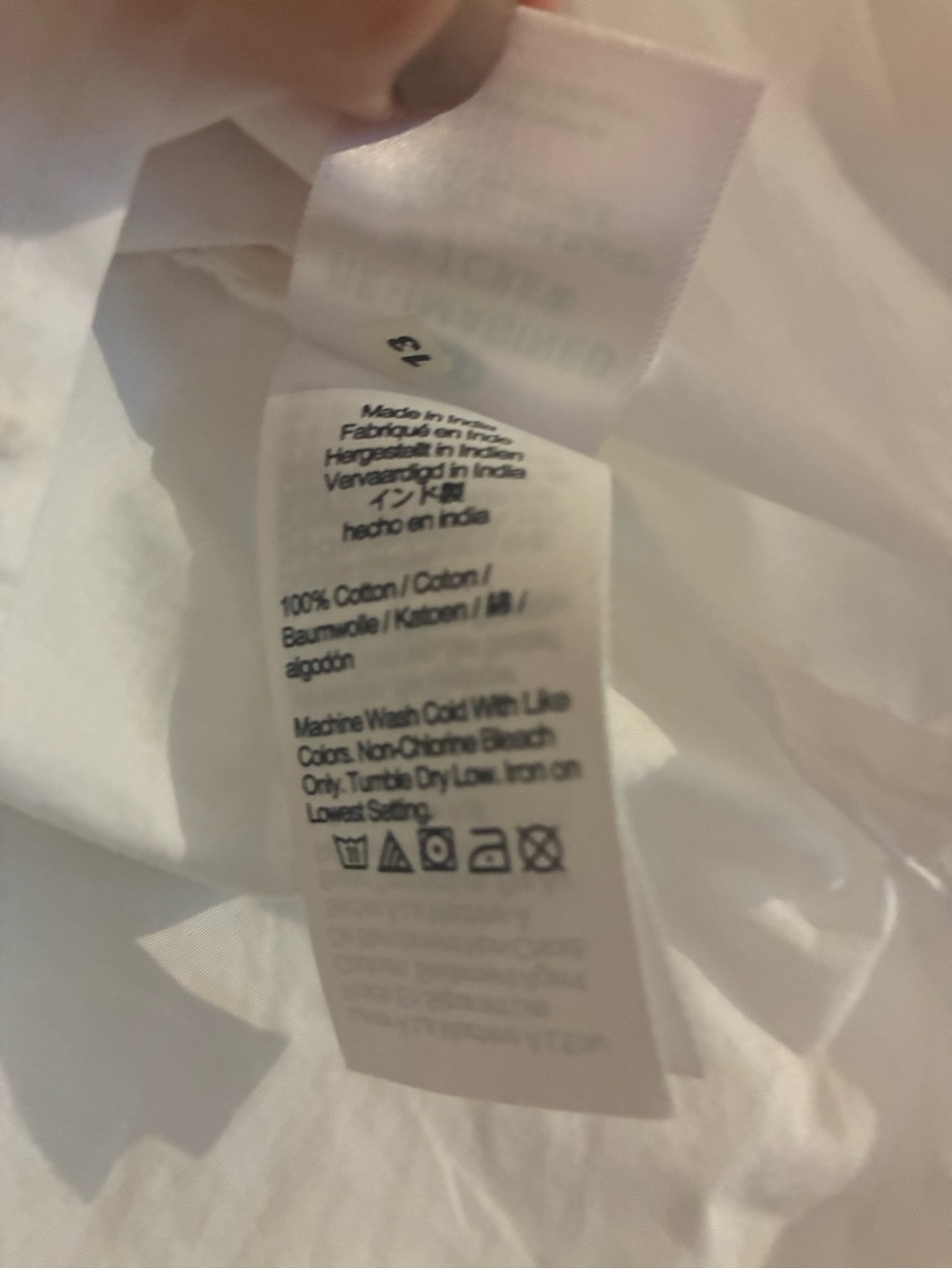 J.Crew cotton poplin cropped White Button-Down shirt - Picture 6 of 6